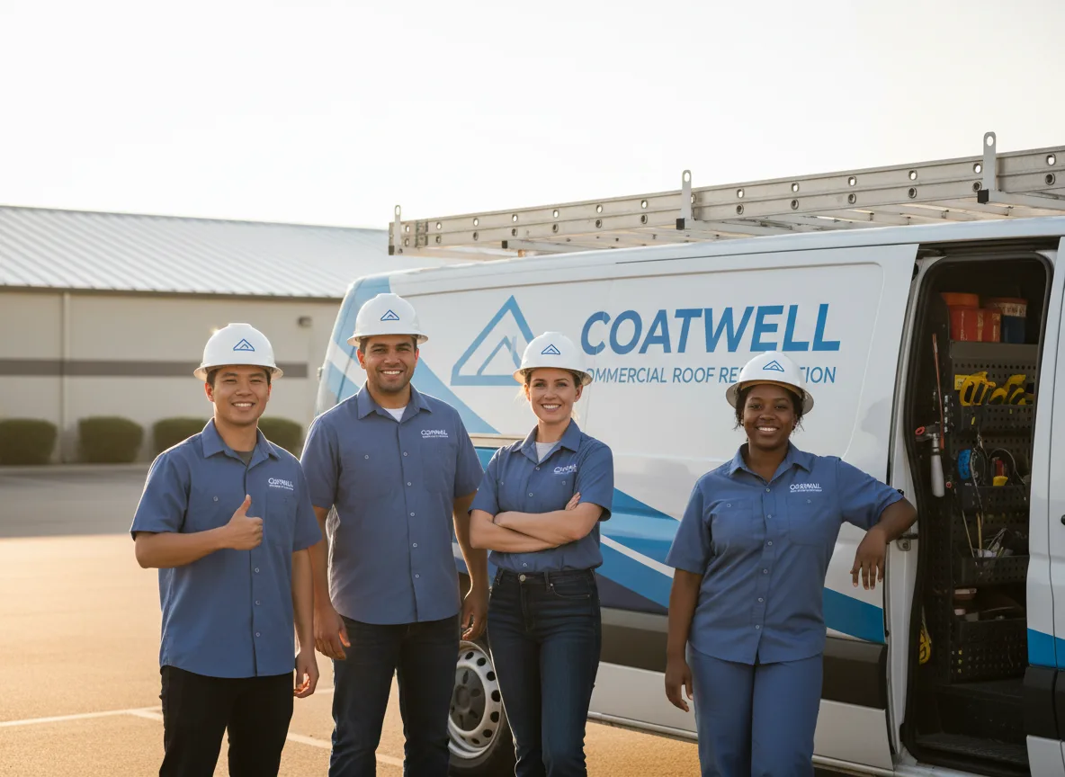 Commercial roof coating company in Sanford, TX